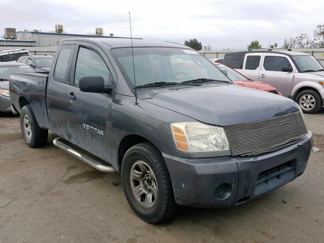 1N6AA06A25N531015 - 2005 NISSAN TITAN XE GRAY photo 1