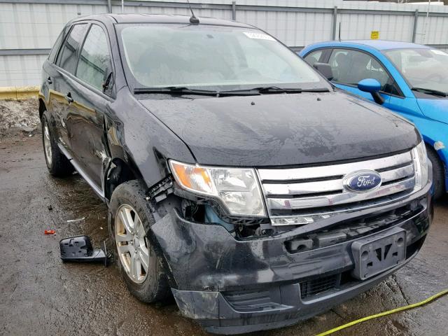 2FMDK46C87BB10464 - 2007 FORD EDGE SE BLACK photo 1