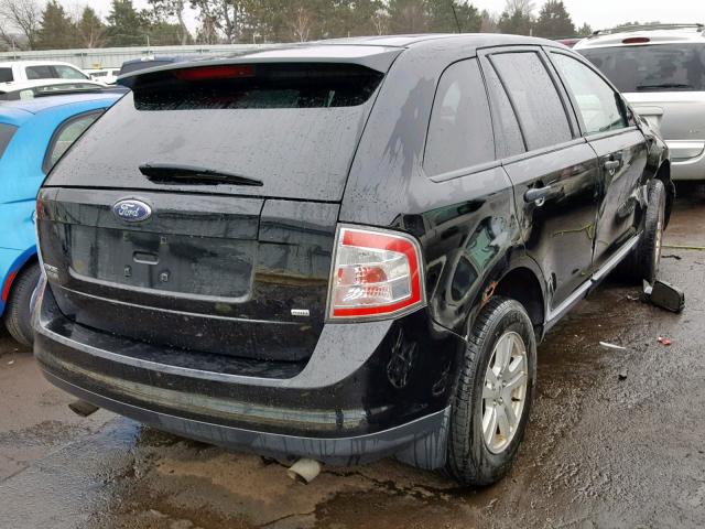 2FMDK46C87BB10464 - 2007 FORD EDGE SE BLACK photo 4