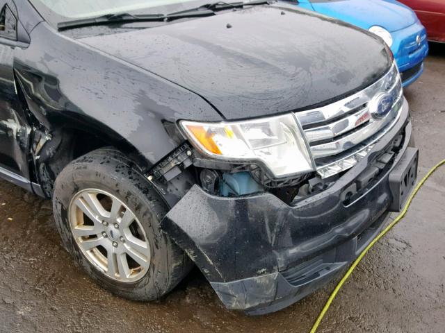 2FMDK46C87BB10464 - 2007 FORD EDGE SE BLACK photo 9