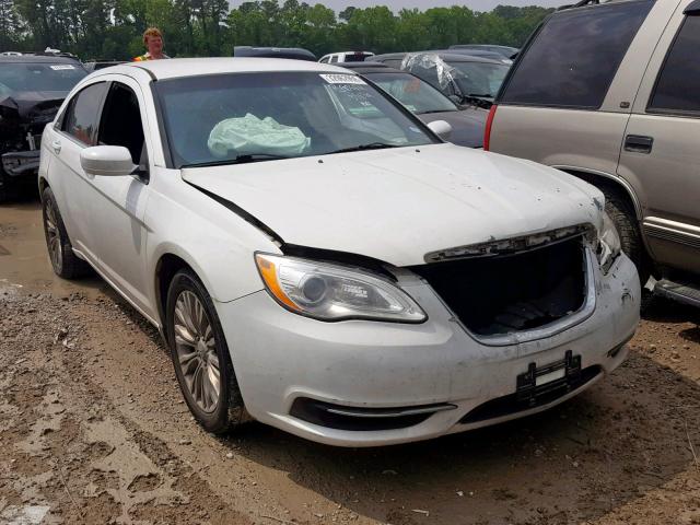 1C3CCBAB4CN137731 - 2012 CHRYSLER 200 LX WHITE photo 1