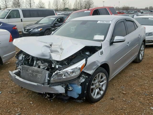 1G11C5SL6FF329994 - 2015 CHEVROLET MALIBU 1LT ვერცხლისფერი ფოტო 2