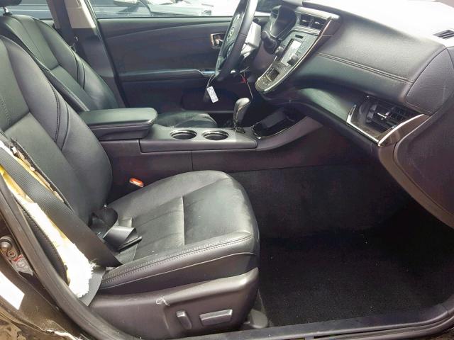 4T1BK1EB0HU251703 - 2017 TOYOTA AVALON XLE BLACK photo 5