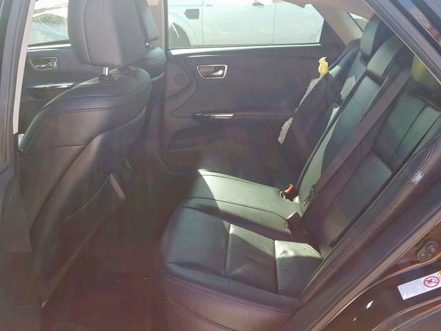 4T1BK1EB0HU251703 - 2017 TOYOTA AVALON XLE BLACK photo 6