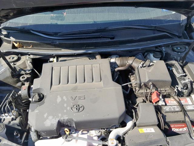 4T1BK1EB0HU251703 - 2017 TOYOTA AVALON XLE BLACK photo 7