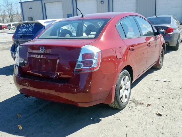 3N1AB61E08L661038 - 2008 NISSAN SENTRA 2.0 RED photo 4