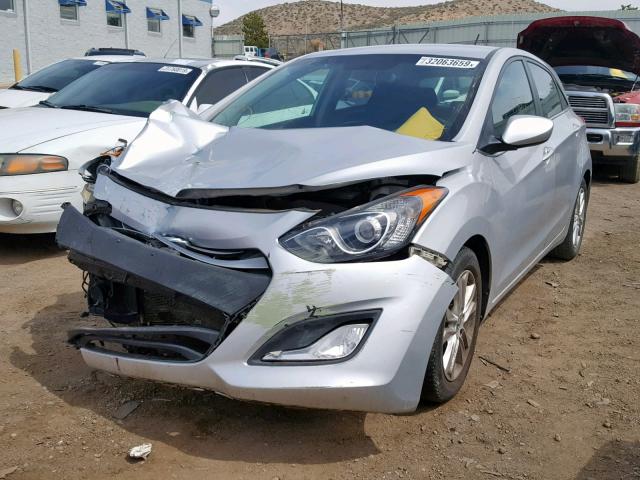 KMHD35LH5EU166128 - 2014 HYUNDAI ELANTRA GT SILVER photo 2