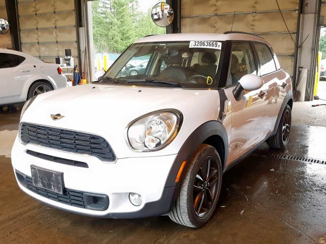 WMWZC5C50CWL61665 - 2012 MINI COOPER S C WHITE photo 2