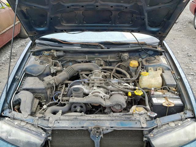 4S3BK6356S6345238 - 1995 SUBARU LEGACY L GREEN photo 7