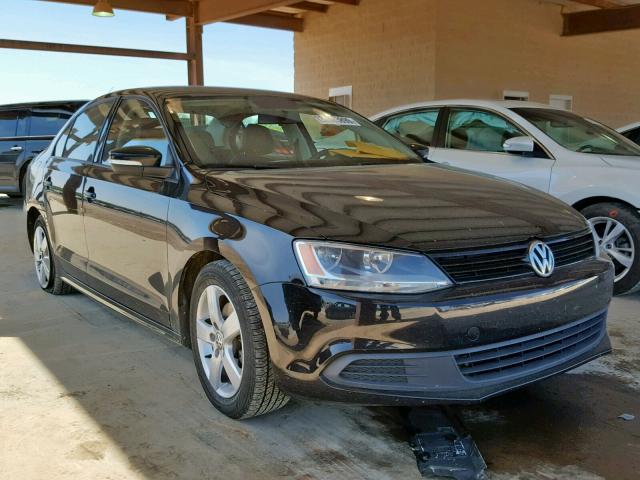 3VWLL7AJXCM333597 - 2012 VOLKSWAGEN JETTA TDI BLACK photo 1