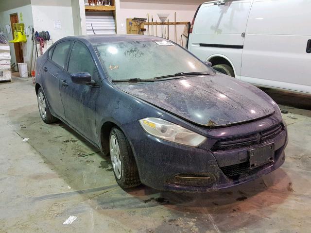 1C3CDFAA8DD141655 - 2013 DODGE DART SE BLUE photo 1