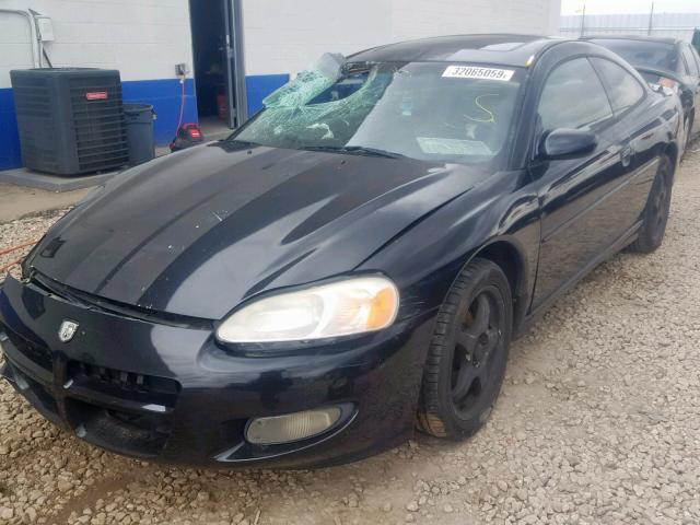 4B3AG52H51E008213 - 2001 DODGE STRATUS R/ BLACK photo 2