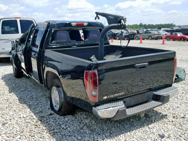 1GCCS136268113228 - 2006 CHEVROLET COLORADO BLACK photo 3