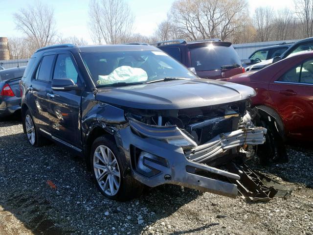 1FM5K8F85GGA32984 - 2016 FORD EXPLORER L GRAY photo 1