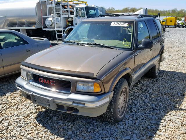 1GKDT13W3V2543647 - 1997 GMC JIMMY BROWN photo 2