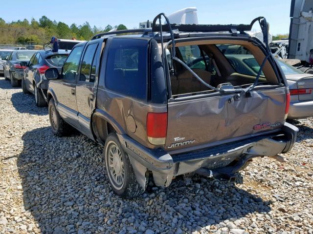 1GKDT13W3V2543647 - 1997 GMC JIMMY BROWN photo 3