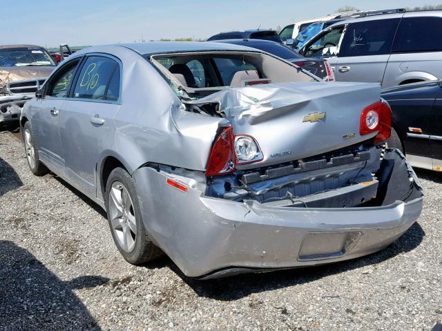 1G1ZA5E06A4102044 - 2010 CHEVROLET MALIBU LS SILVER photo 3
