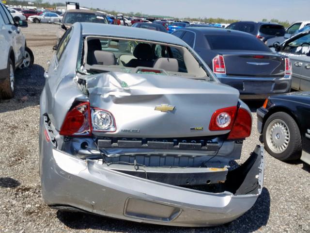 1G1ZA5E06A4102044 - 2010 CHEVROLET MALIBU LS SILVER photo 9