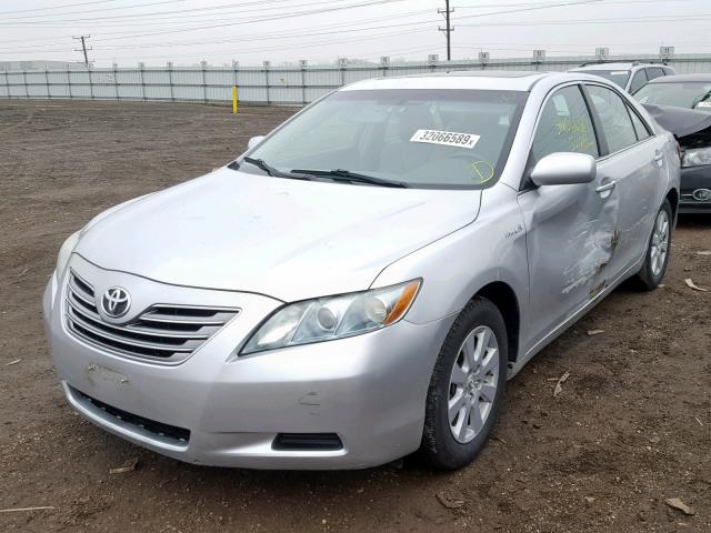 4T1BB46K58U050928 - 2008 TOYOTA CAMRY HYBR SILVER photo 2