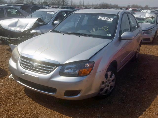 KNAFE221995621294 - 2009 KIA SPECTRA EX SILVER photo 2