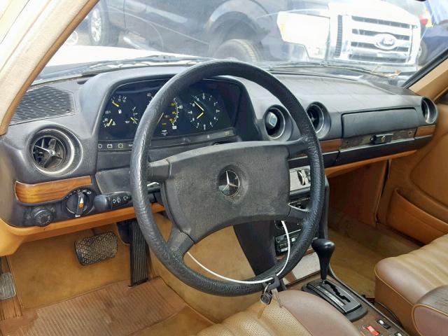 WDBAB23A0DB398172 - 1983 MERCEDES-BENZ 240 D TAN photo 9