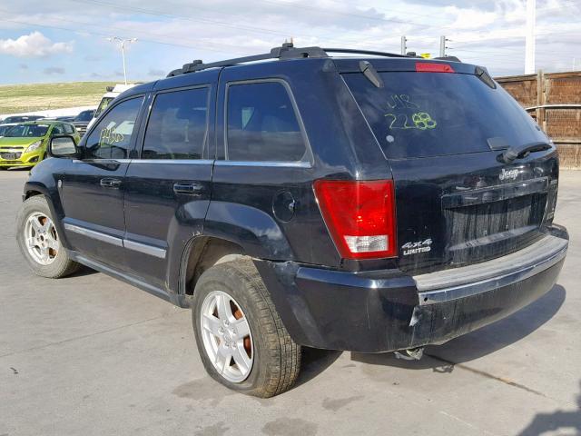 1J8HR58P57C532255 - 2007 JEEP GRAND CHER BLACK photo 3