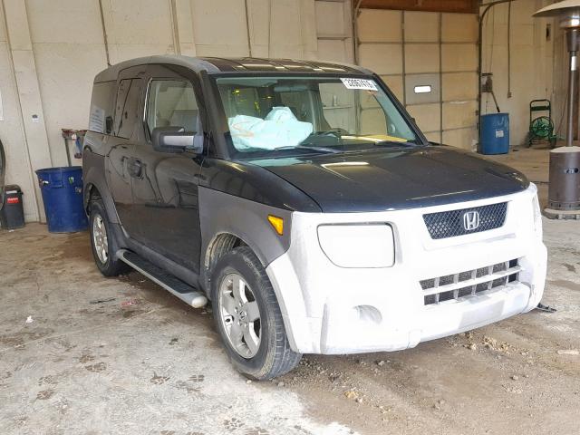 5J6YH28533L028105 - 2003 HONDA ELEMENT EX BLACK photo 1