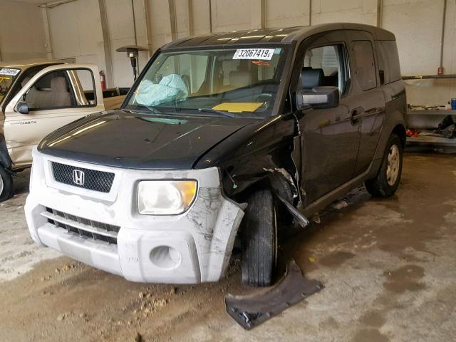 5J6YH28533L028105 - 2003 HONDA ELEMENT EX BLACK photo 2