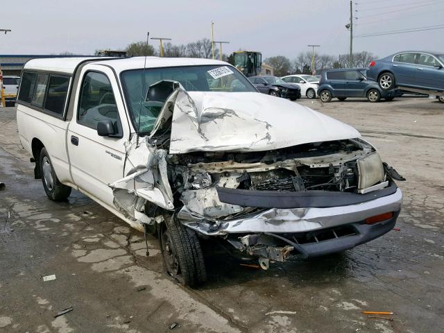 4TANL42N4XZ491252 - 1999 TOYOTA TACOMA WHITE photo 1