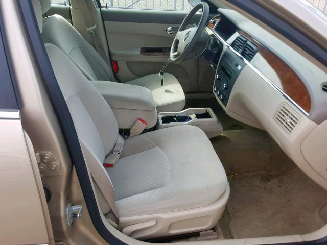 2G4WC532951338130 - 2005 BUICK LACROSSE C GOLD photo 5