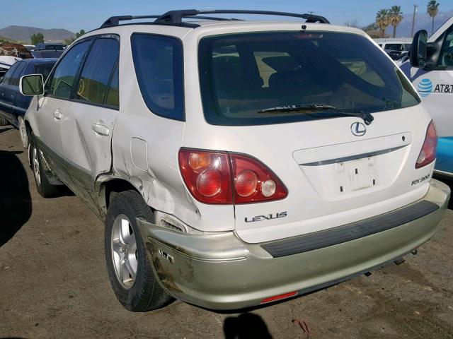 JT6HF10U8Y0125227 - 2000 LEXUS RX 300 WHITE photo 3