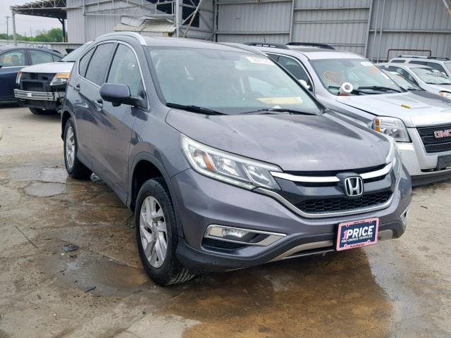 2HKRM3H74GH514073 - 2016 HONDA CR-V EXL GRAY photo 1