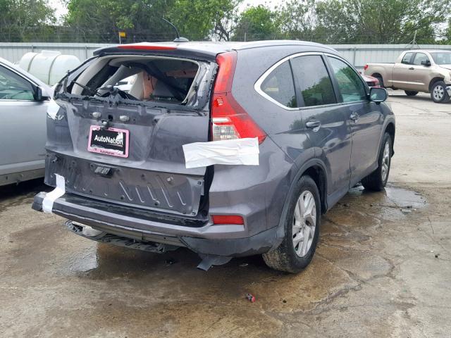 2HKRM3H74GH514073 - 2016 HONDA CR-V EXL GRAY photo 4