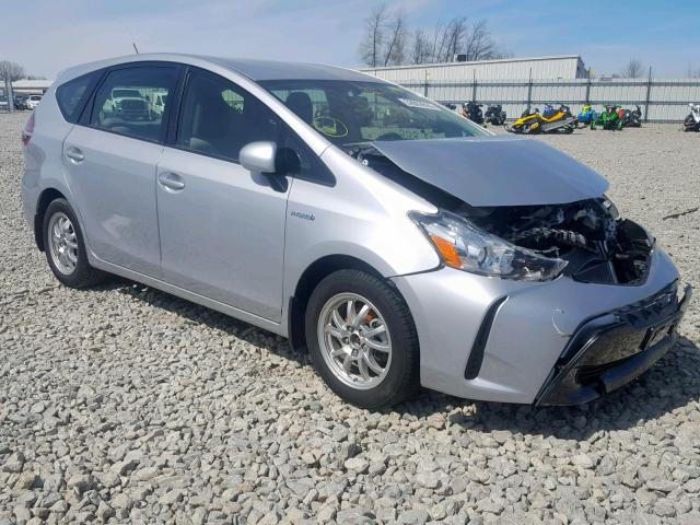 JTDZN3EU6HJ065821 - 2017 TOYOTA PRIUS V SILVER photo 1