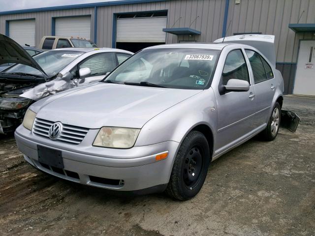 3VWSK69M33M089928 - 2003 VOLKSWAGEN JETTA GLS SILVER photo 2