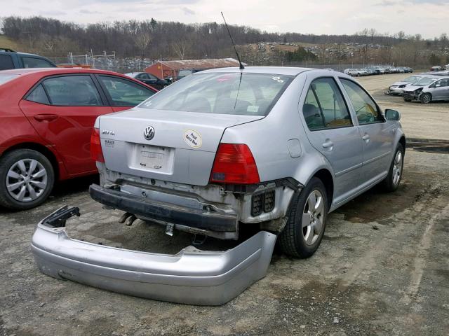 3VWSK69M33M089928 - 2003 VOLKSWAGEN JETTA GLS SILVER photo 4