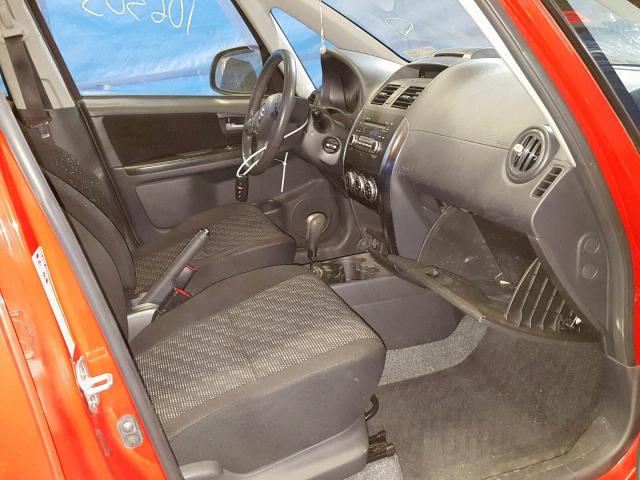 JS2YB417895100241 - 2009 SUZUKI SX4 TOURIN RED photo 5