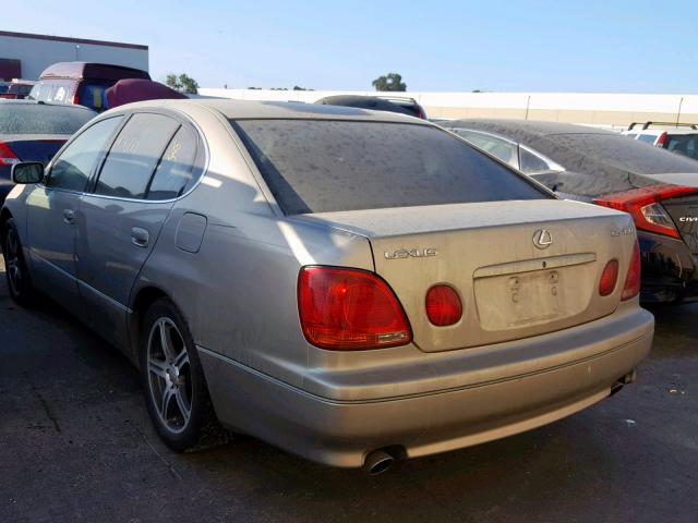 JT8BL69S720009285 - 2002 LEXUS GS 430 GOLD photo 3