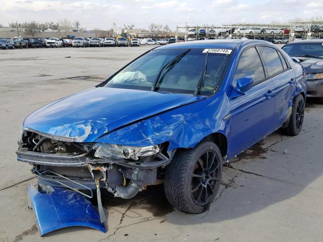 19UUA66276A074286 - 2006 ACURA 3.2TL BLUE photo 2