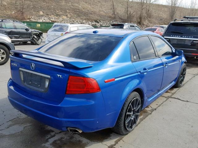 19UUA66276A074286 - 2006 ACURA 3.2TL BLUE photo 4