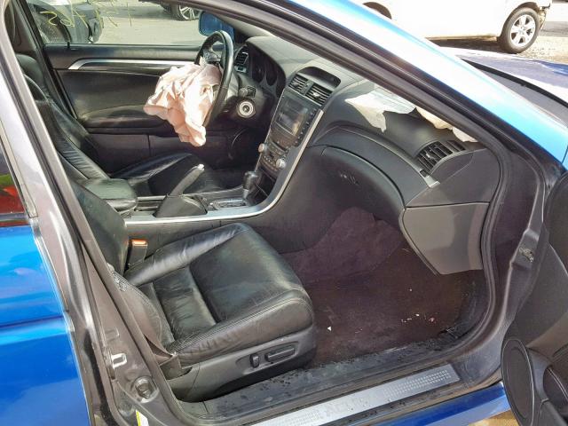 19UUA66276A074286 - 2006 ACURA 3.2TL BLUE photo 5