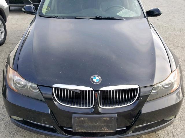 WBAVB33586KS35636 - 2006 BMW 330 I BLACK photo 7