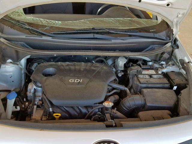 KNADM4A3XD6149649 - 2013 KIA RIO LX SILVER photo 7