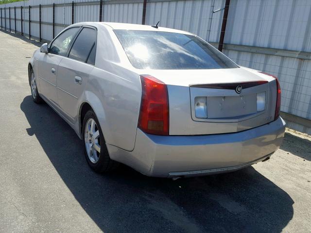 1G6DP567950165568 - 2005 CADILLAC CTS HI FEA SILVER photo 3