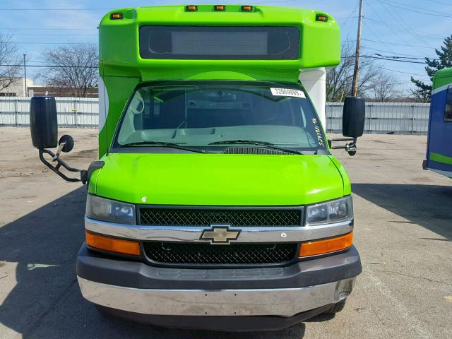 1GB6G5BL9D1118594 - 2013 CHEVROLET EXPRESS G4 GREEN photo 9