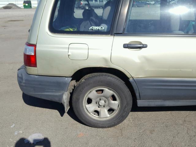 JF1SF63591H702490 - 2001 SUBARU FORESTER L TAN photo 9