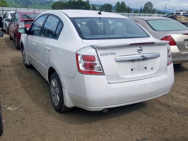 3N1AB6APXCL716024 - 2012 NISSAN SENTRA 2.0 WHITE photo 3