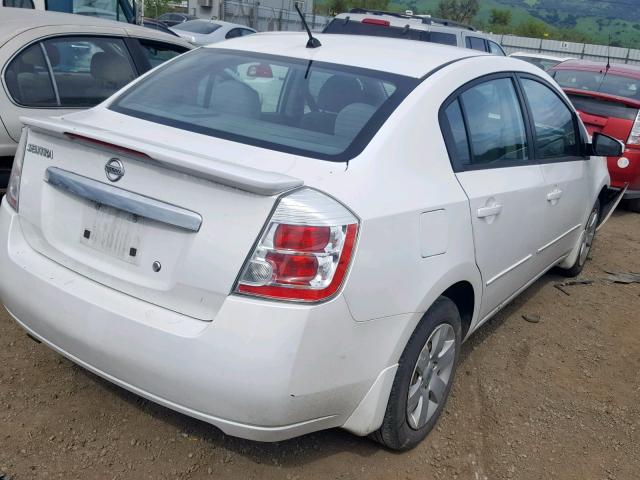 3N1AB6APXCL716024 - 2012 NISSAN SENTRA 2.0 WHITE photo 4