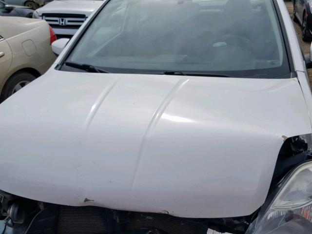 3N1AB6APXCL716024 - 2012 NISSAN SENTRA 2.0 WHITE photo 7