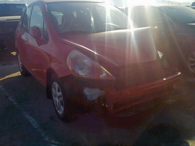 JHMGD38488S048629 - 2008 HONDA FIT RED photo 1